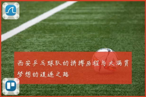 西安乒乓球队的拼搏历程与大满贯梦想的追逐之路