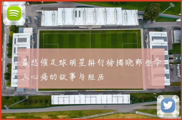最悲催足球明星排行榜揭晓那些令人心痛的故事与经历
